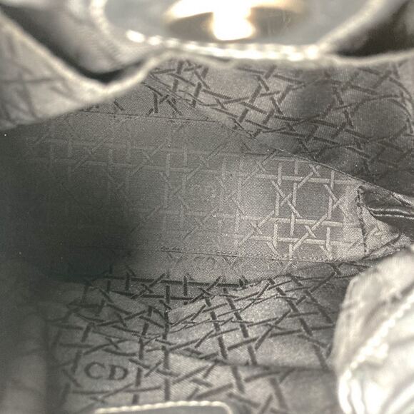 DIOR Gray Pearl Leather Bag - Picture 7 of 9